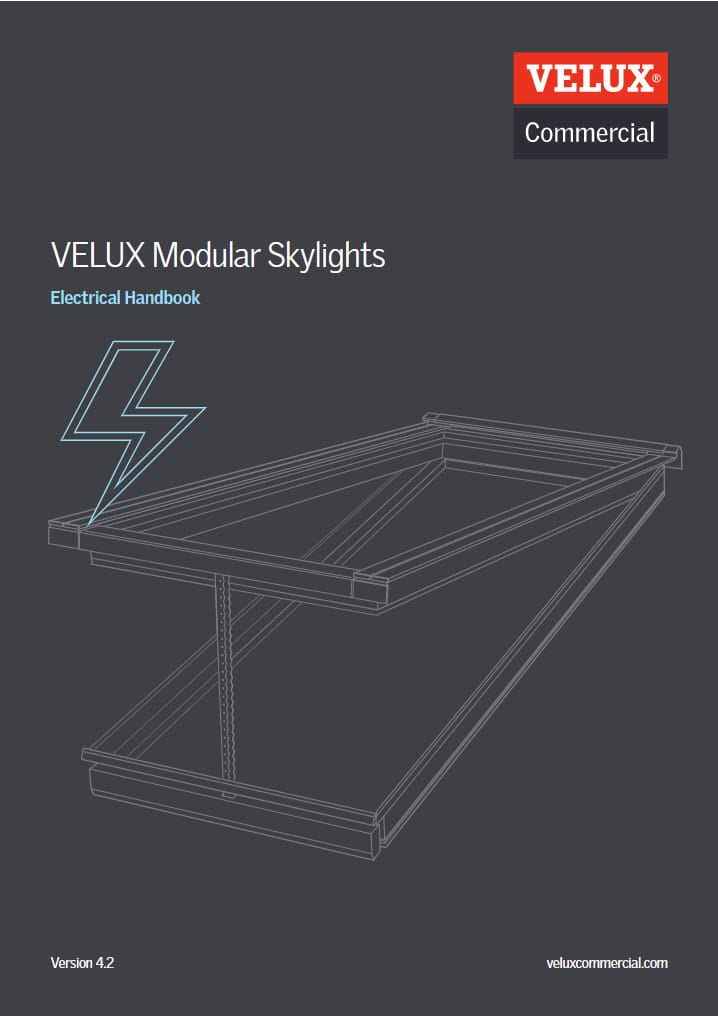 Front page of VELUX modular skylights electrical handbook