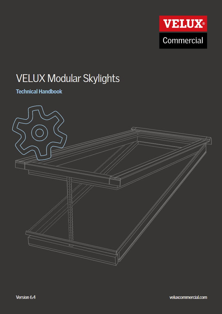 Front page of VELUX Modular Skylights technical handbook