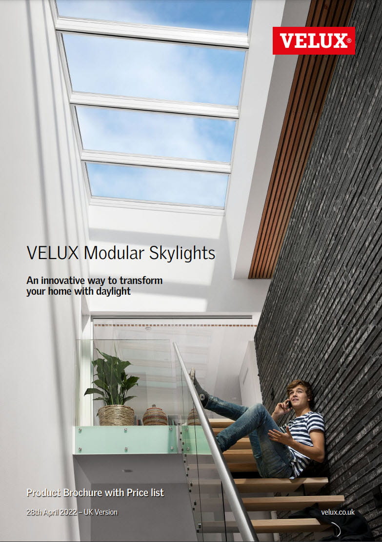 front page of VELUX Modular Skylights brochure