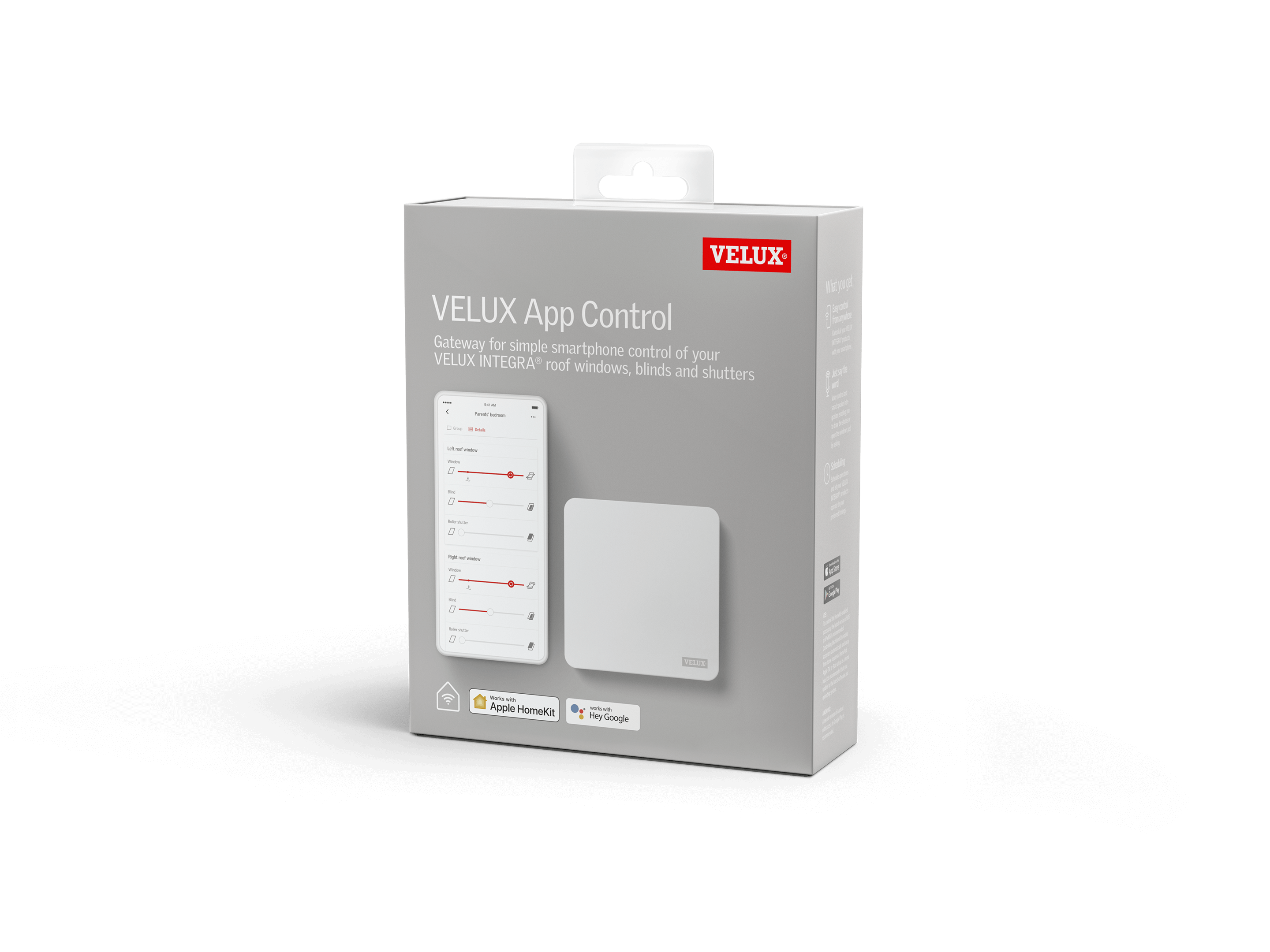 Image of packaging for VELUX App control add-on accessory