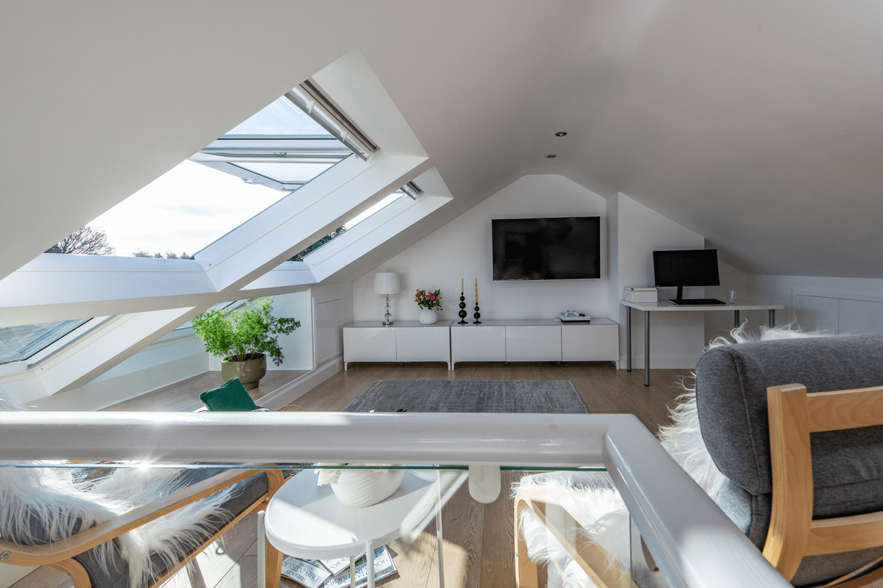 How to realise the potential of your attic space with roof windows - view of empty room